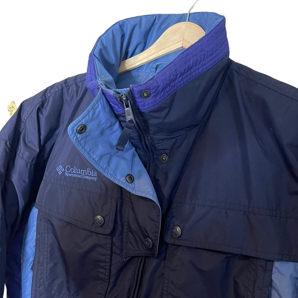Columbia Womens Down Filled Puffer Ski Jacket Size M Athleisure Blue - Picture 5 of 15
